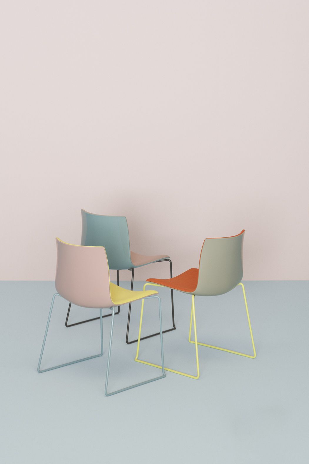 培训家具|布面培训椅|办公家具|设计师家具|Catifa 46 培训椅